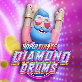 Official Slots logo: Hyper Strike Diamond Drums by Gameburger Studios at Cubet Casino