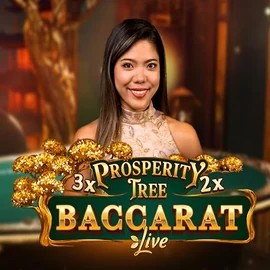 Prosperity Tree Baccarat slot visual from Evolution available on cubet-casino.com